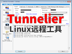 Linux VPS远程连接工具：Tunnelier安装及使用教程